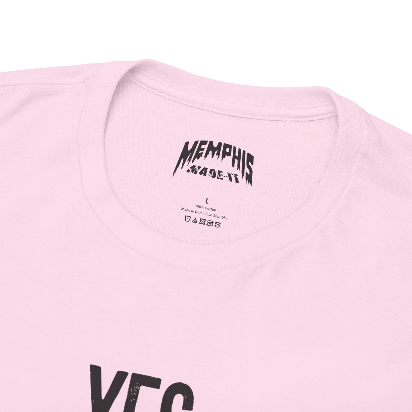 Yes, I'm From Memphis Signature Tee "Light Pink"