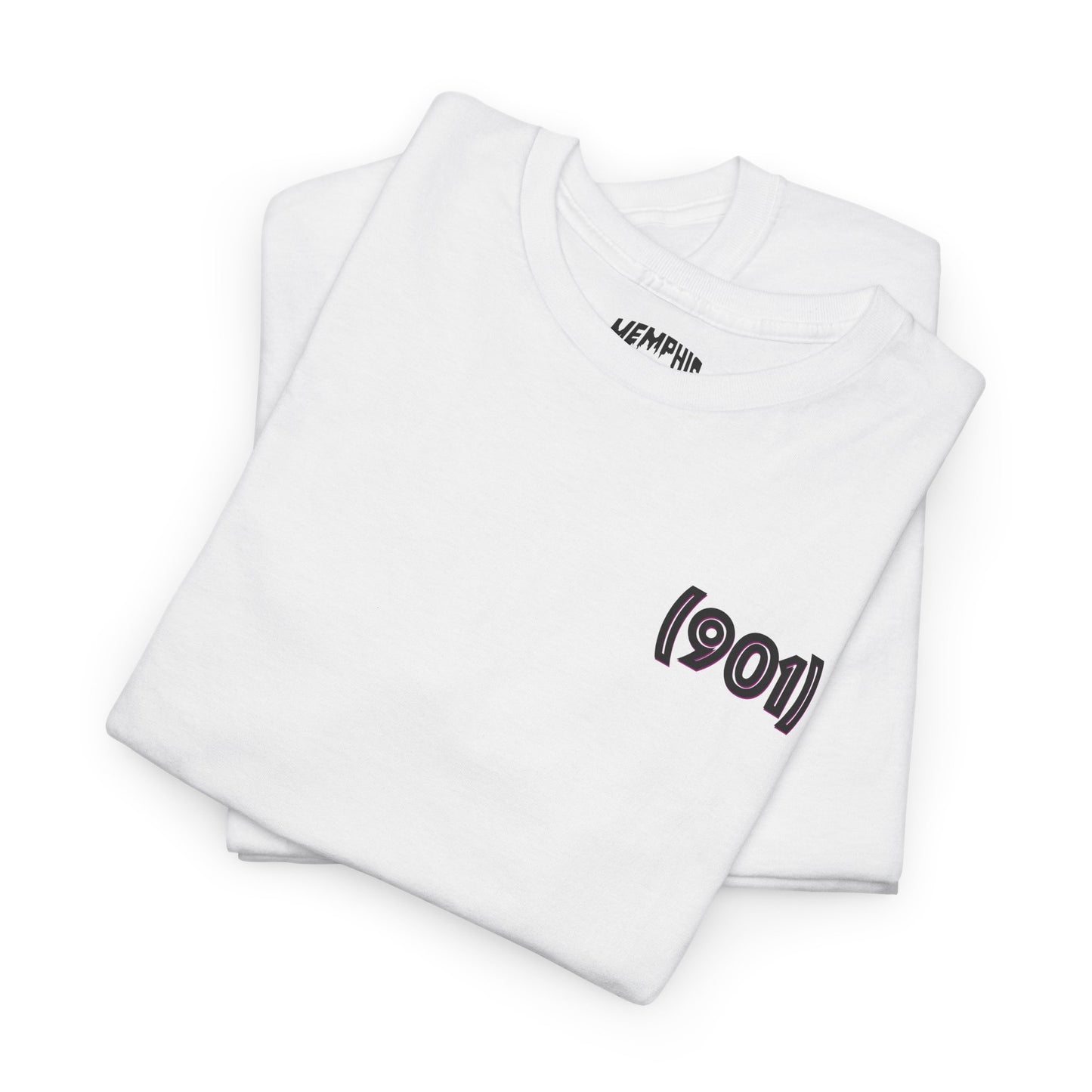 (901) Made Tee "White & Purple"