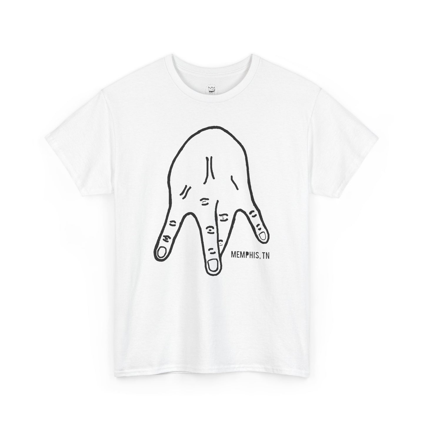 M-Hand Signature Tee "Icy White"