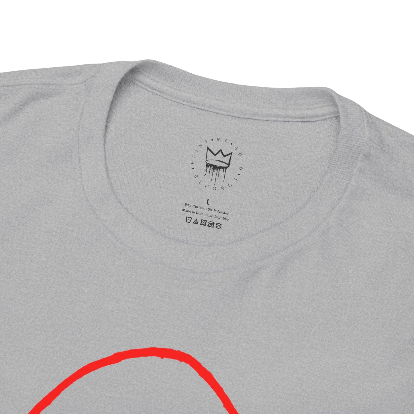 M-Hand Signature Tee "Grey & Red"