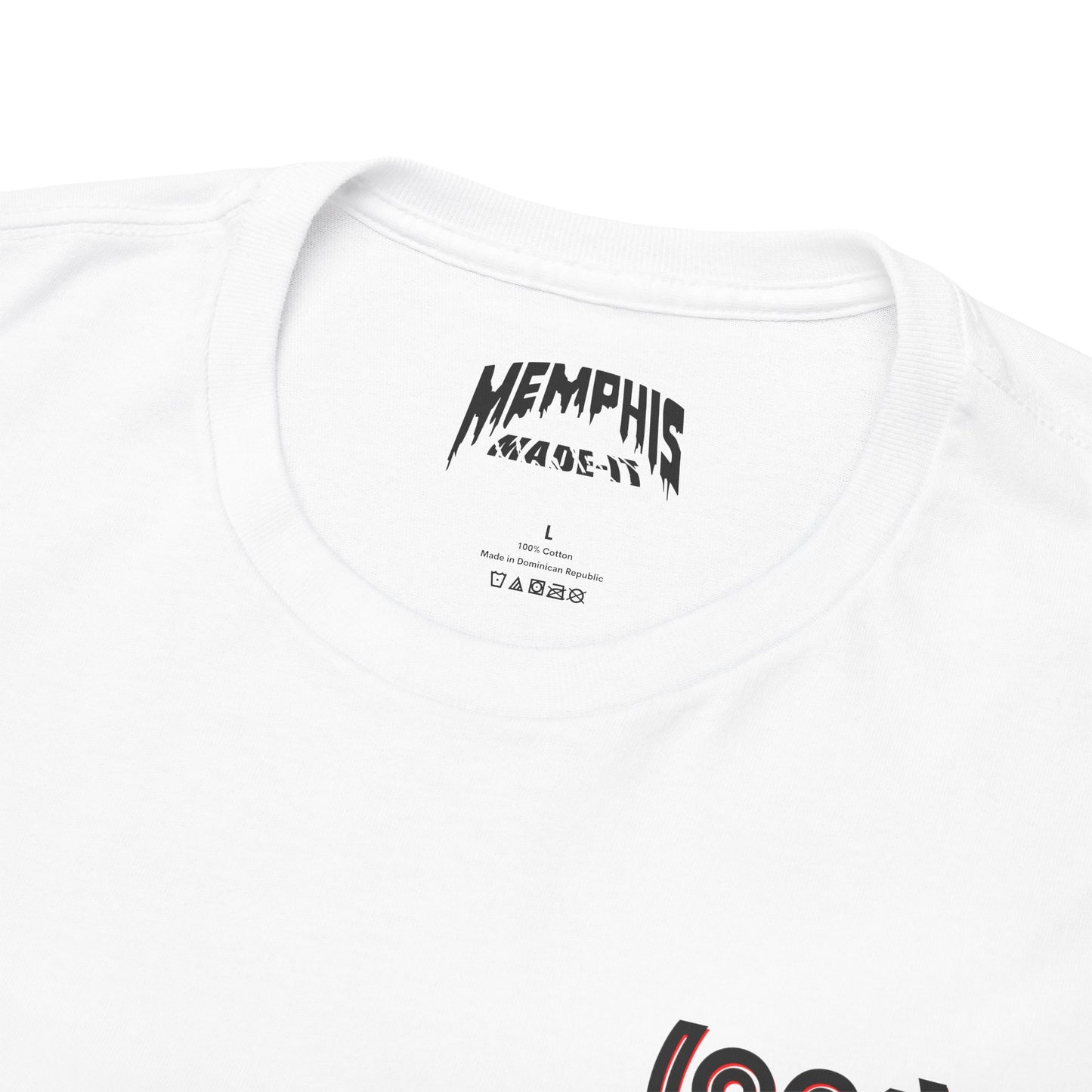 (901) Made Tee "White & Red"