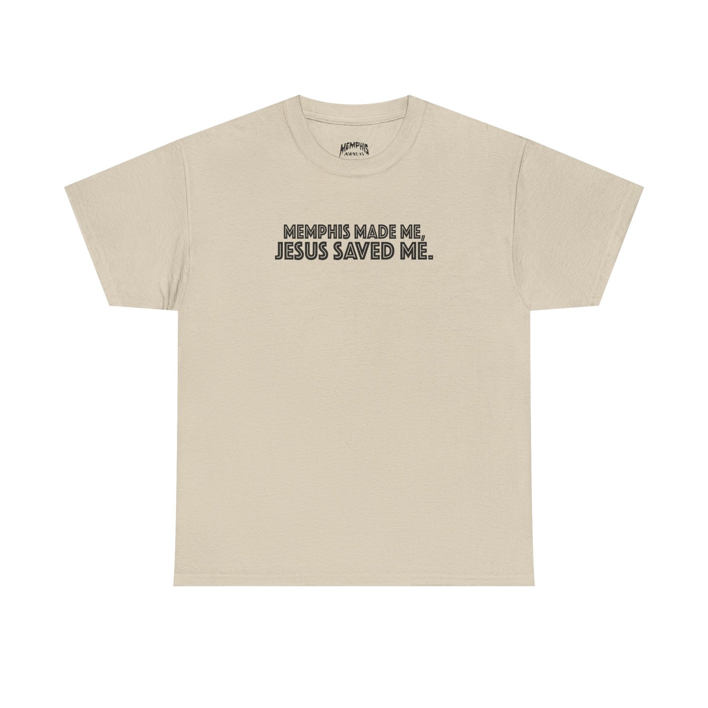 Memphis Made, Jesus Saved Tee "Natural"