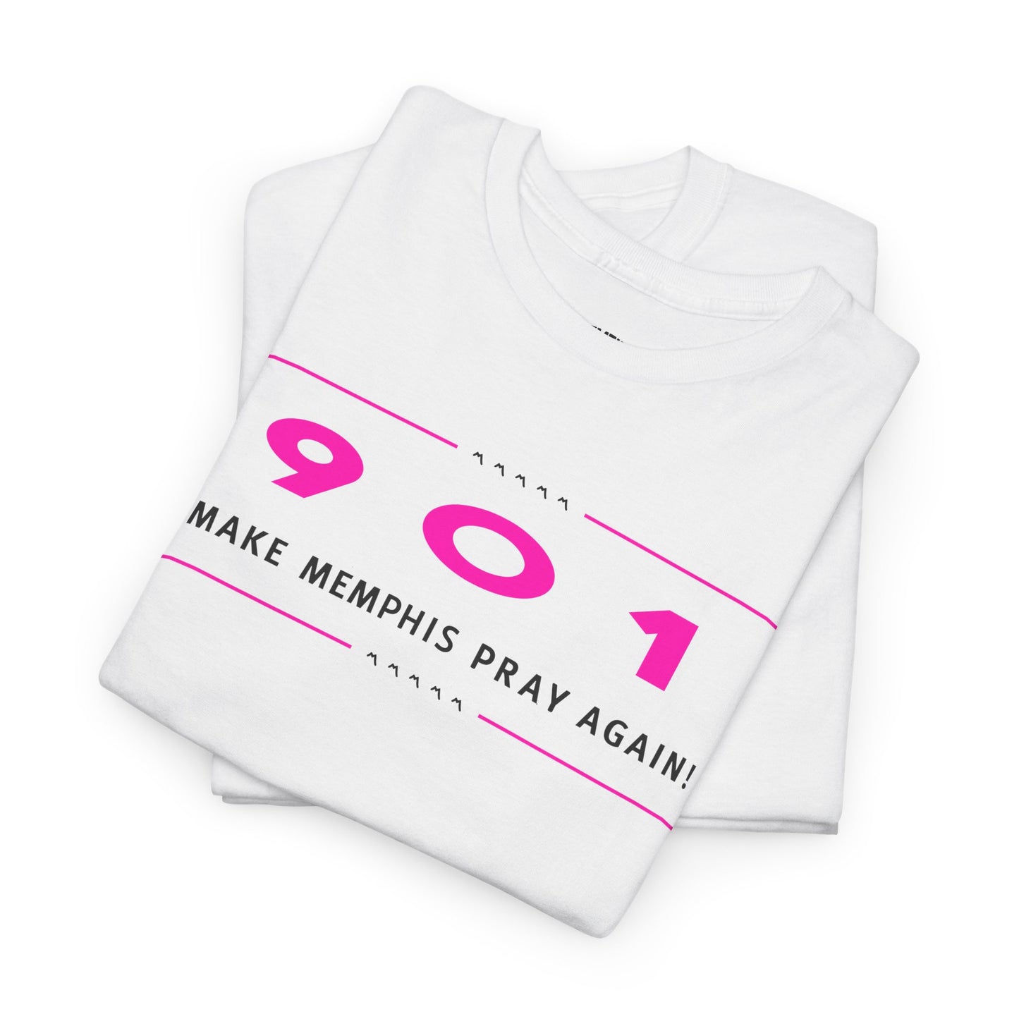 Make Memphis Pray Again Tee "Pretty Pink"