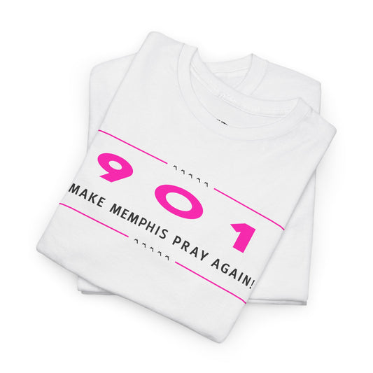 Make Memphis Pray Again Tee "Pretty Pink"