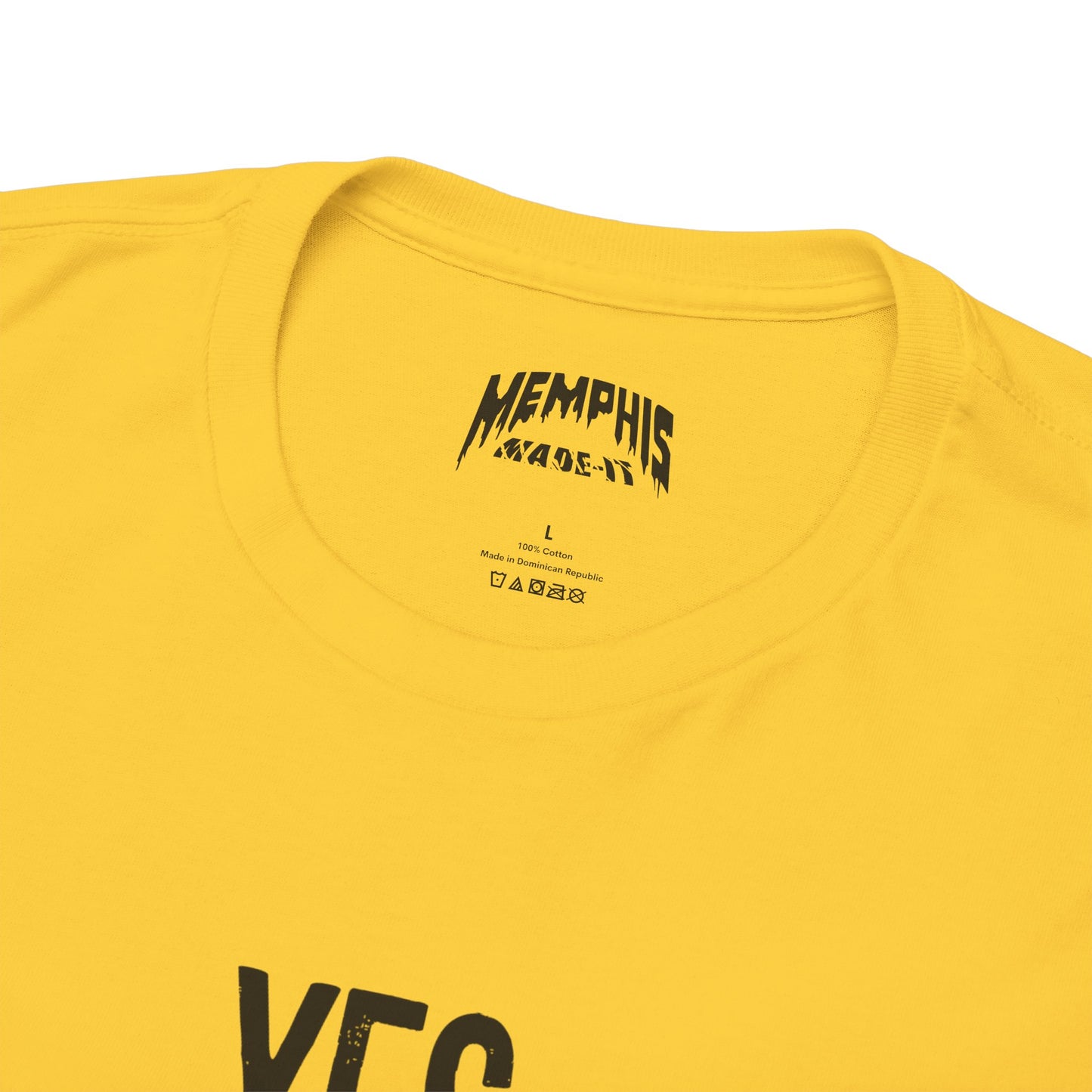 Yes, I'm From Memphis Signature Tee "Yellow & Black"