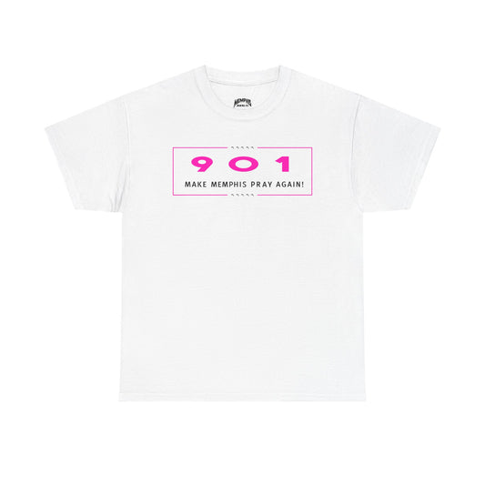 Make Memphis Pray Again Tee "Pretty Pink"