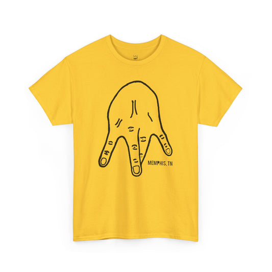 M-Hand Signature Tee "Yellow & Black"
