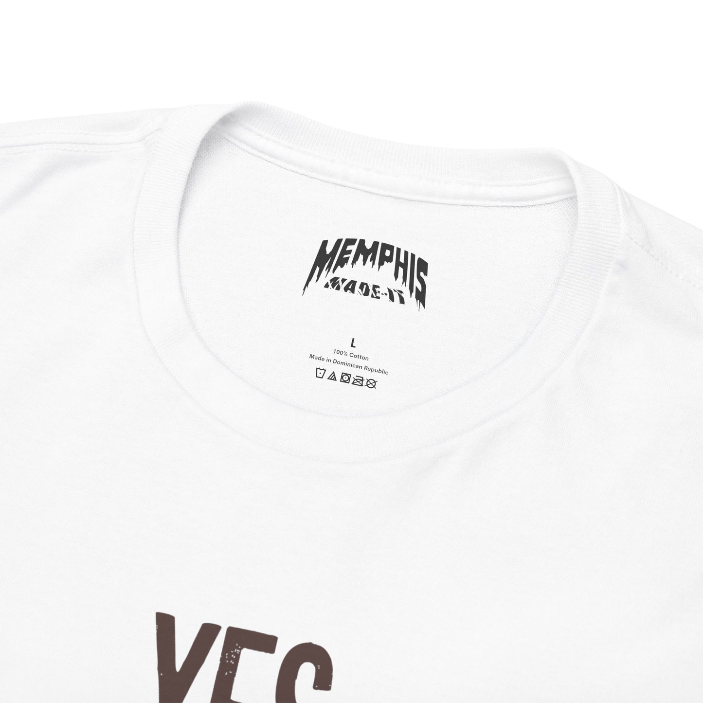 Yes, Im From Memphis Signature Tee "White Chocolate"