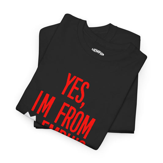 Yes, I'm From Memphis Signature Tee "Black, Red & White"