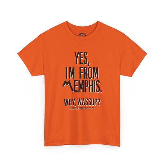 Yes, Im From Memphis Signature Tee "Mound Orange"