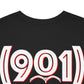 (901) Made Tee "Black, White & Red"