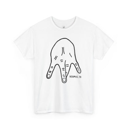 M-Hand Signature Tee "Icy White"