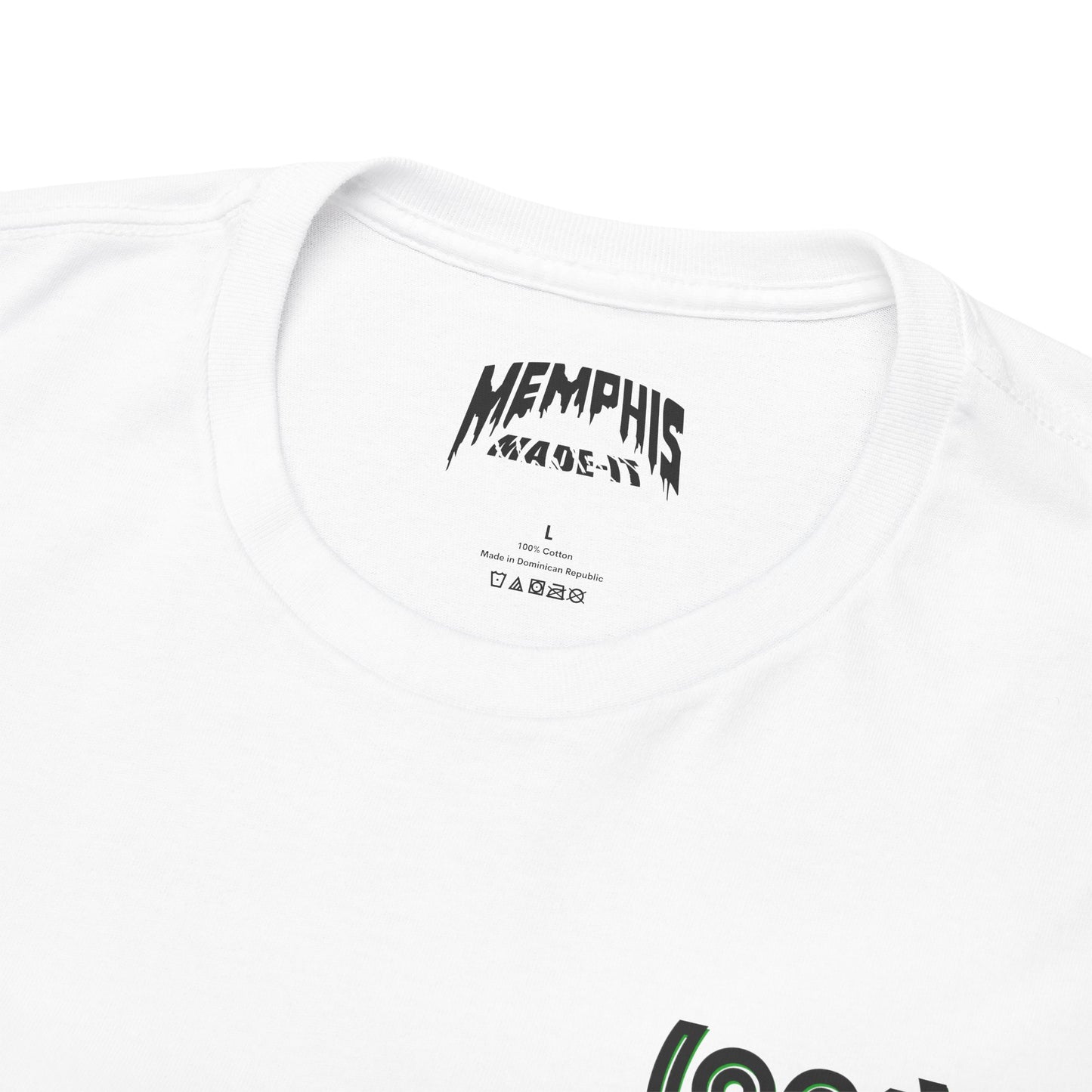 (901) Made Tee "White & Green"