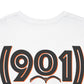 (901) Made Tee "White & Orange"