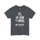 Yes, Im From Memphis Signature Tee "Cool Grey"