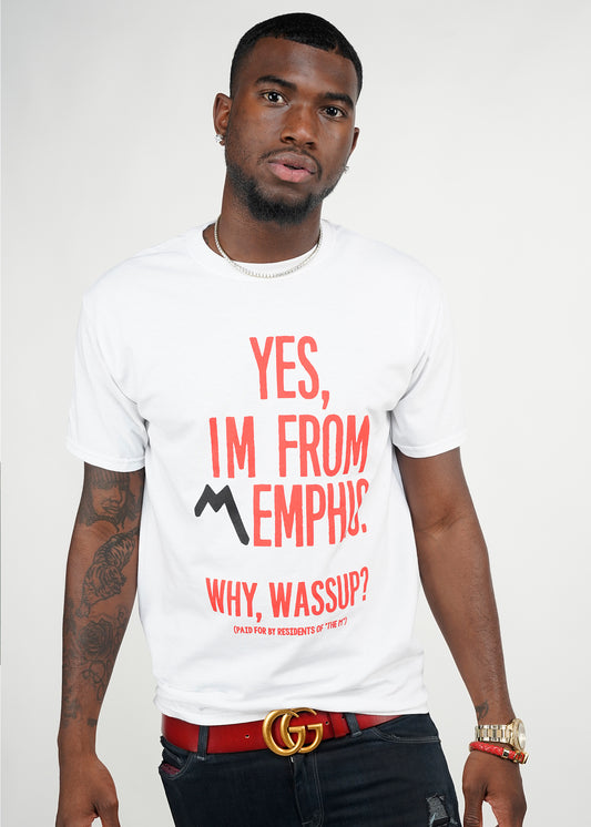 Yes, Im From Memphis Signature Tee "Half 'n Half"