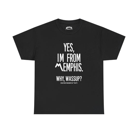 Yes, I'm From Memphis Signature Tee "Checkerboard"