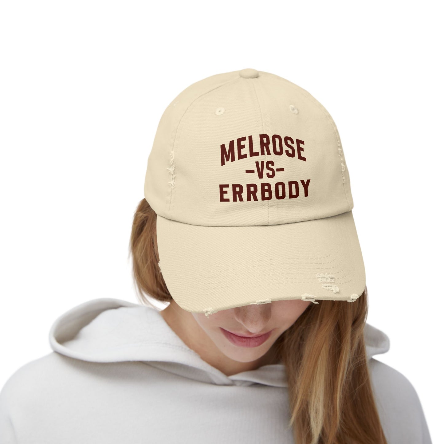 Melrose Vs Errbody Distressed Cap