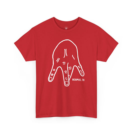 M-Hand Signature Tee "Fye Red"