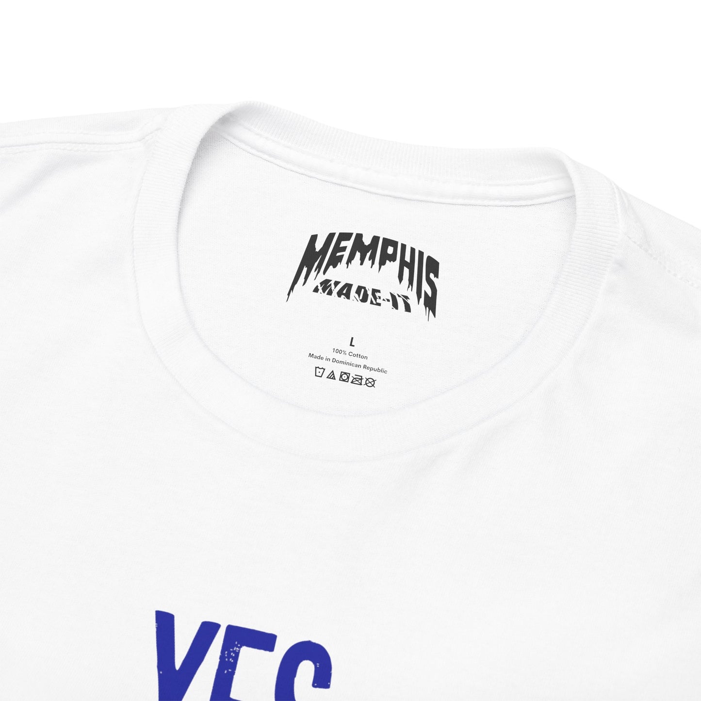 Yes, Im From Memphis Signature Tee "White & Blue"