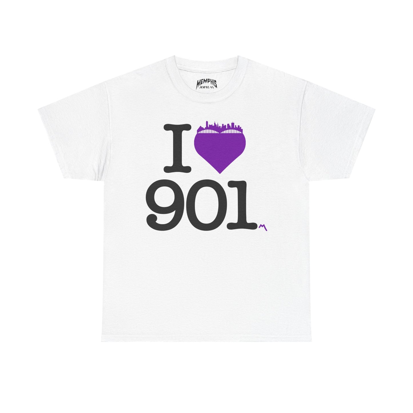 I Love 901 Tee "Purple Heart"