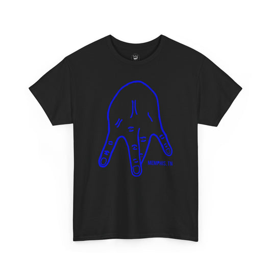 M-Hand Signature Tee "Black & Blue"