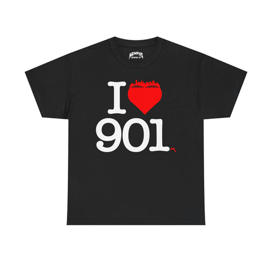 I Love 901 Tee "Blackout"