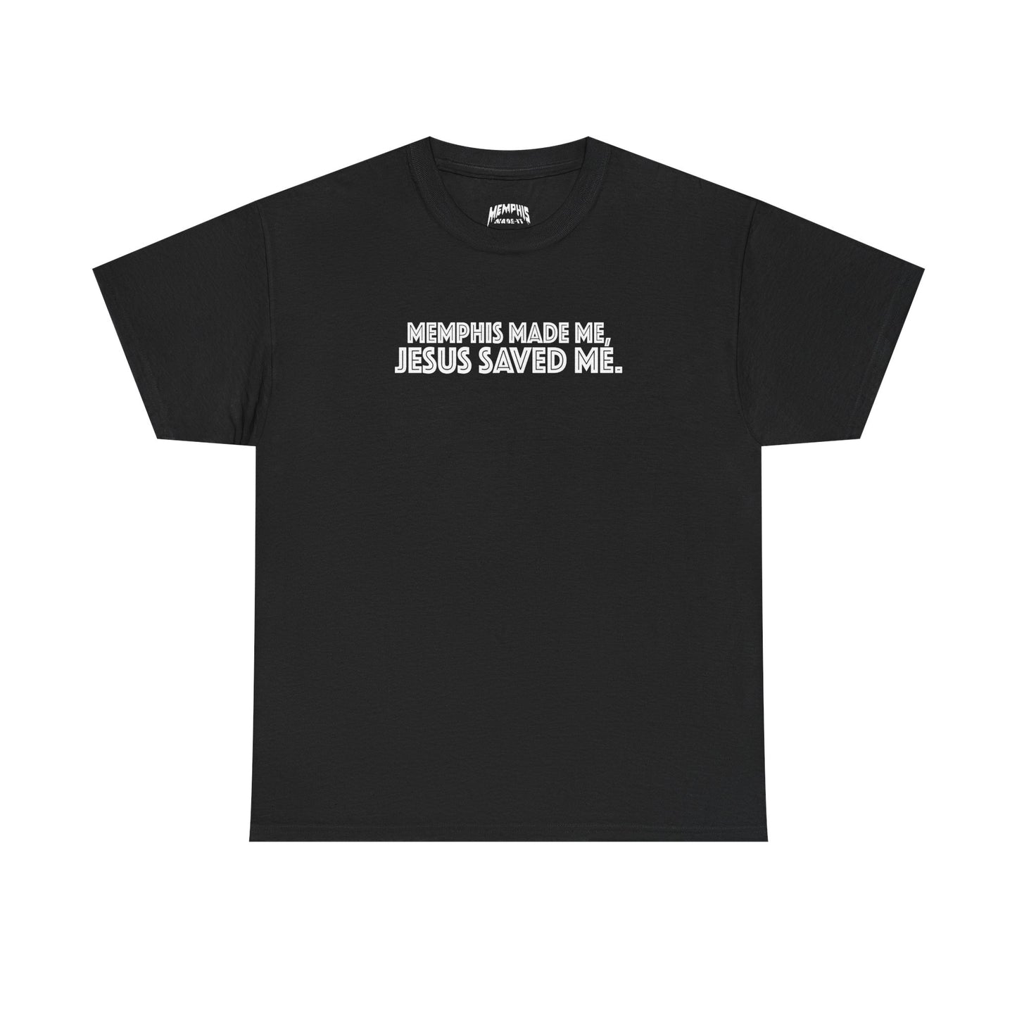 Memphis Made, Jesus Saved Tee "Blackout"