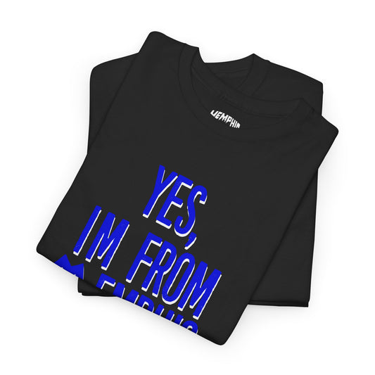 Yes, Im From Memphis Signature Tee "Black & Blue"