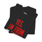 Yes, I'm From Memphis Signature Tee "Black, Red & White"